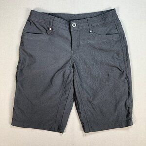 Kuhl Shorts Women's 4 Gray‎ Drawstring Nylon Hiking Outdoor Pockets Logo